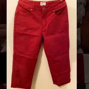 RVCA Red Pants Size 26